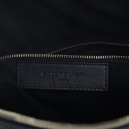 Balenciaga Elegant Calfskin Phileas Computer Case Bleu Nuit 5 of 7