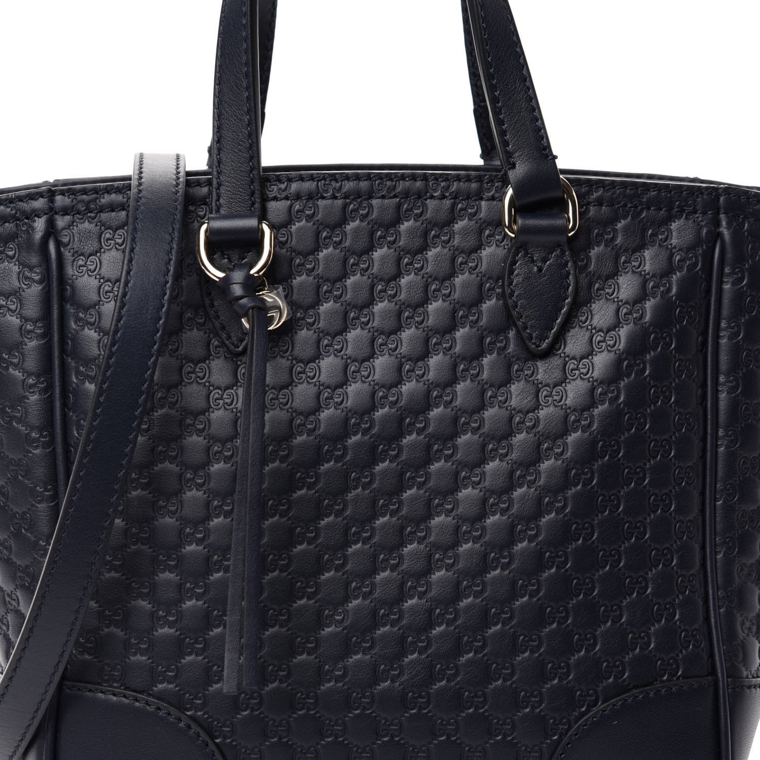 Gucci Microguccissima Small Bree Tote Navy 10 of 10