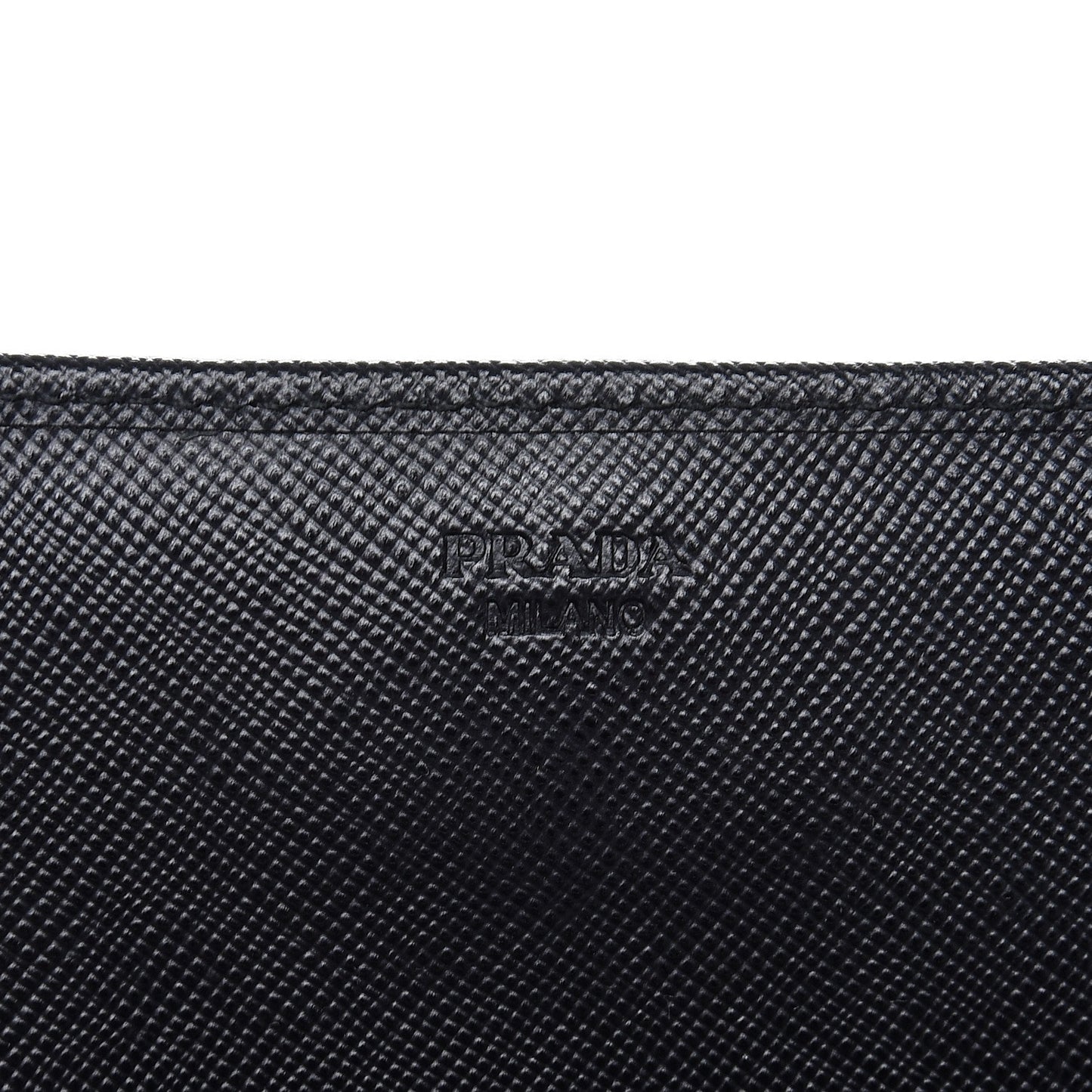 Saffiano Metal Oro Chain Wallet Nero Black
