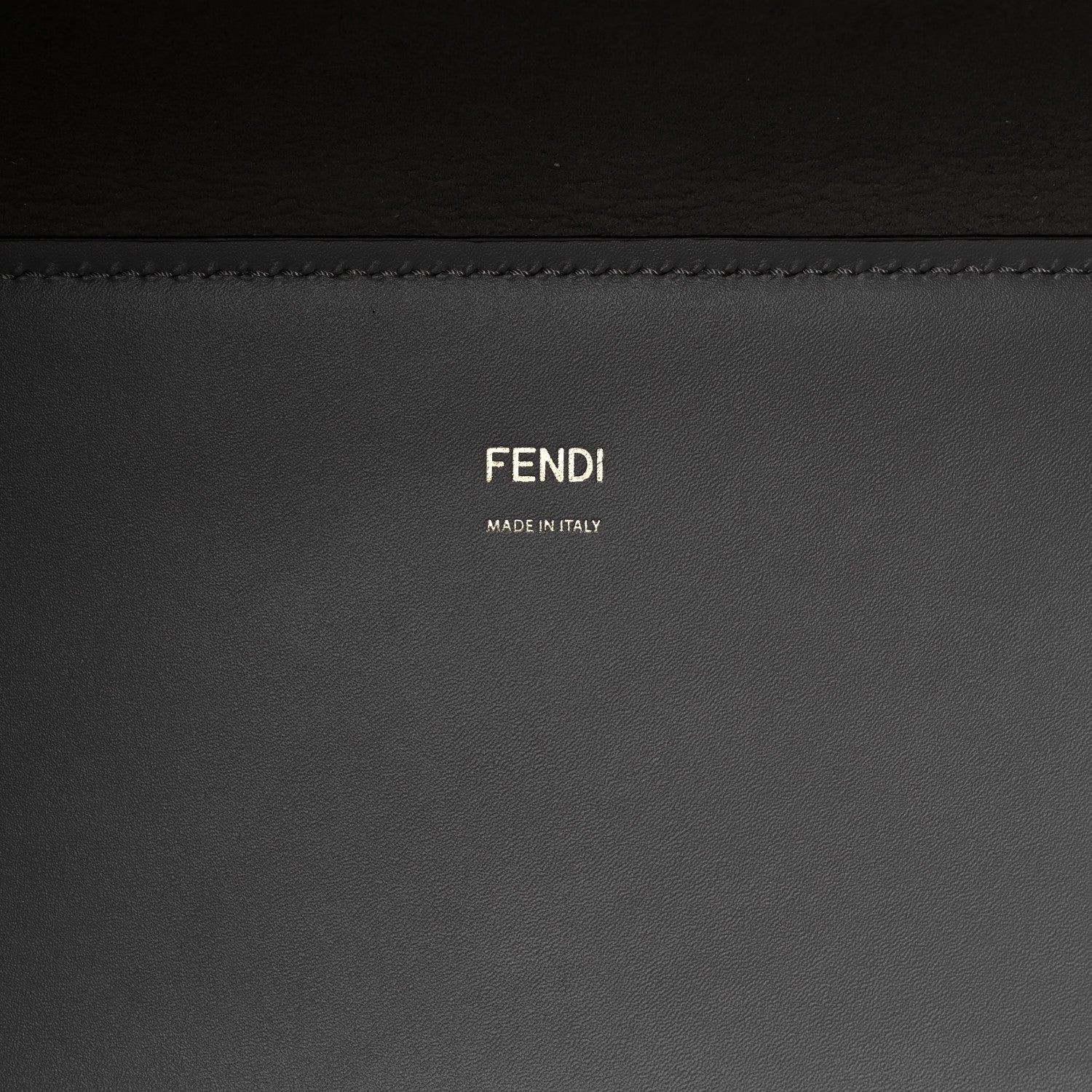 Fendi Vitello King Plexiglass Logo Embossed Medium Fendi Sunshine Shopper Tote Moon 6 of 9