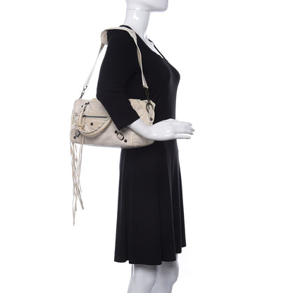 Balenciaga Agneau Classic Hardware Box Bag White 2 of 17