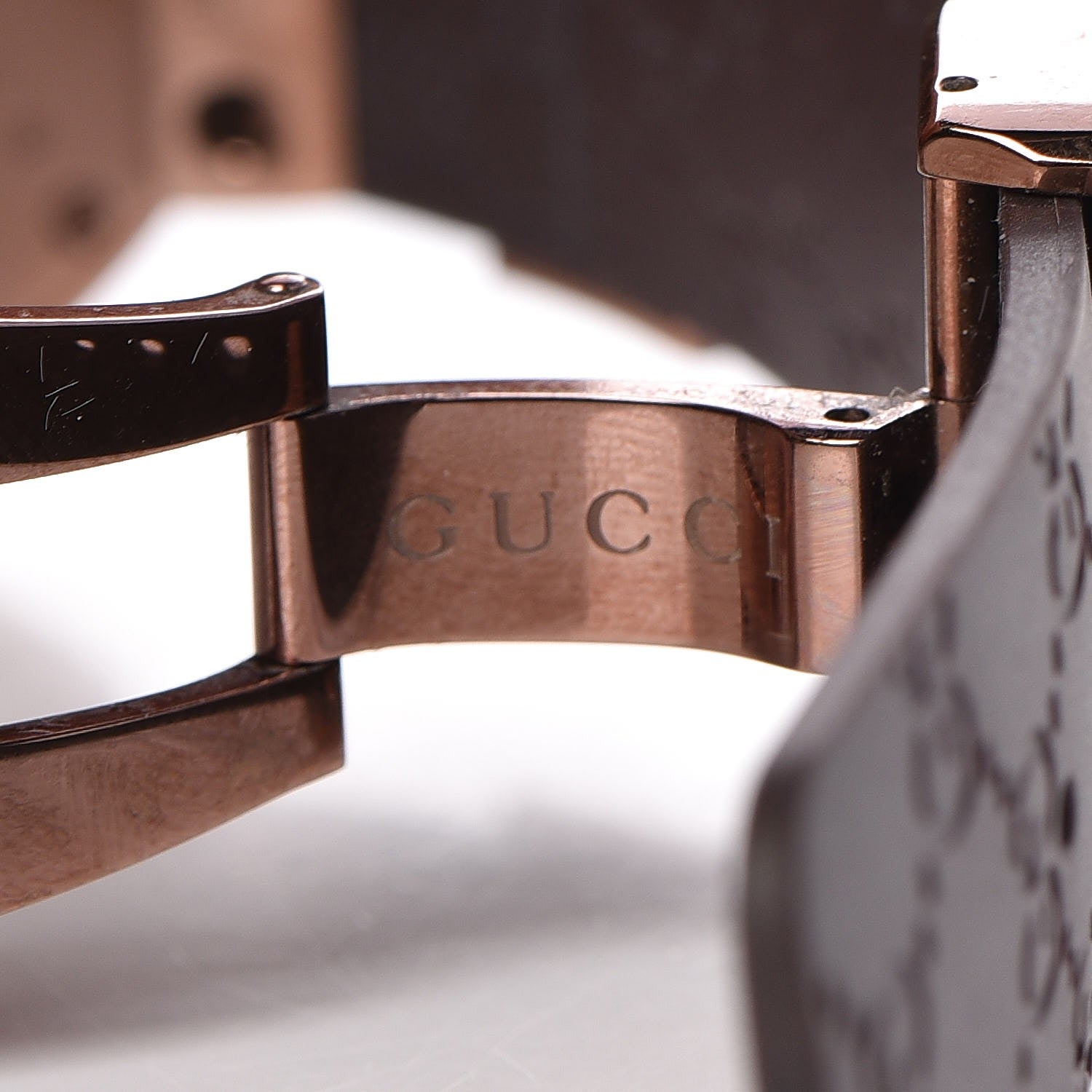 Gucci Stainless Steel Rubber 45mm Digital I-Gucci Watch Brown 10 of 11