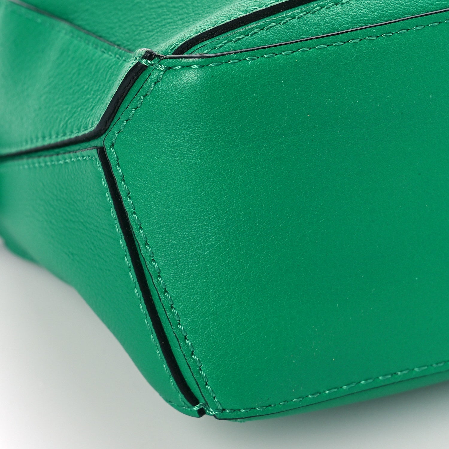 Loewe Calfskin Mini Puzzle Bag Jungle Green 7 of 8