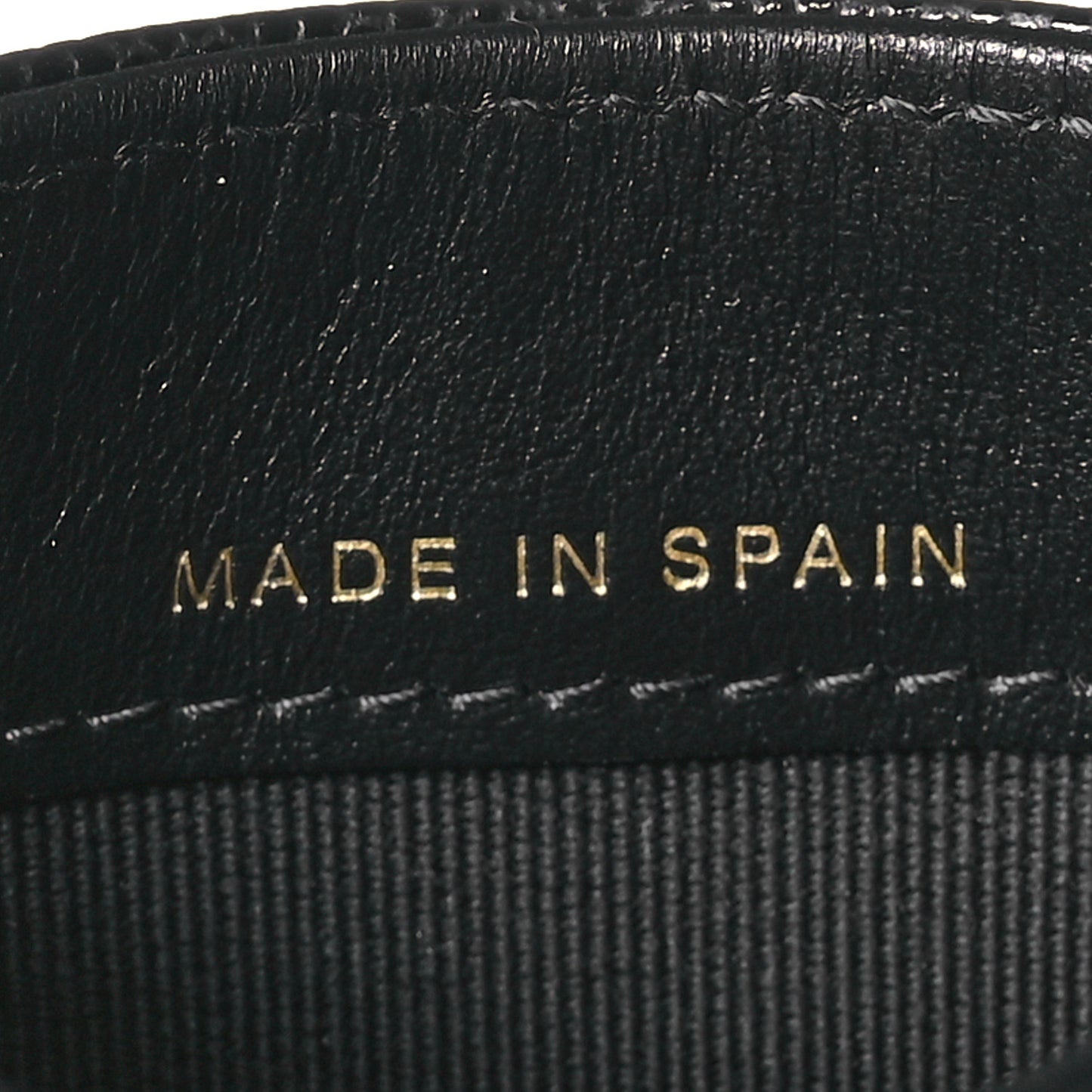 Caviar Quilted CC Card Holder Black