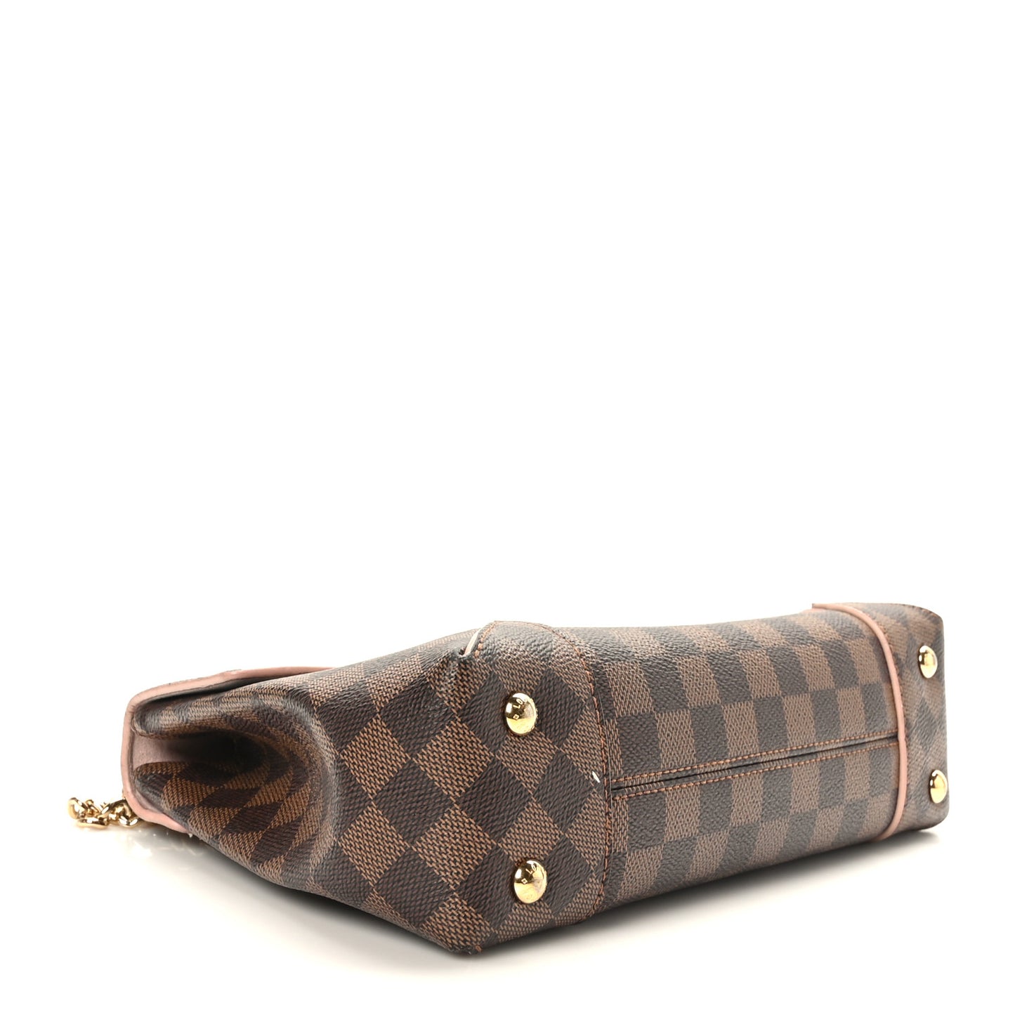 Damier Ebene Caissa Clutch Rose Ballerine