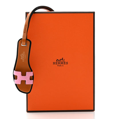 Hermes Epsom Butler Calfskin Hunter Oran Nano Bag Charm Rose Confetti Sable 5 of 5