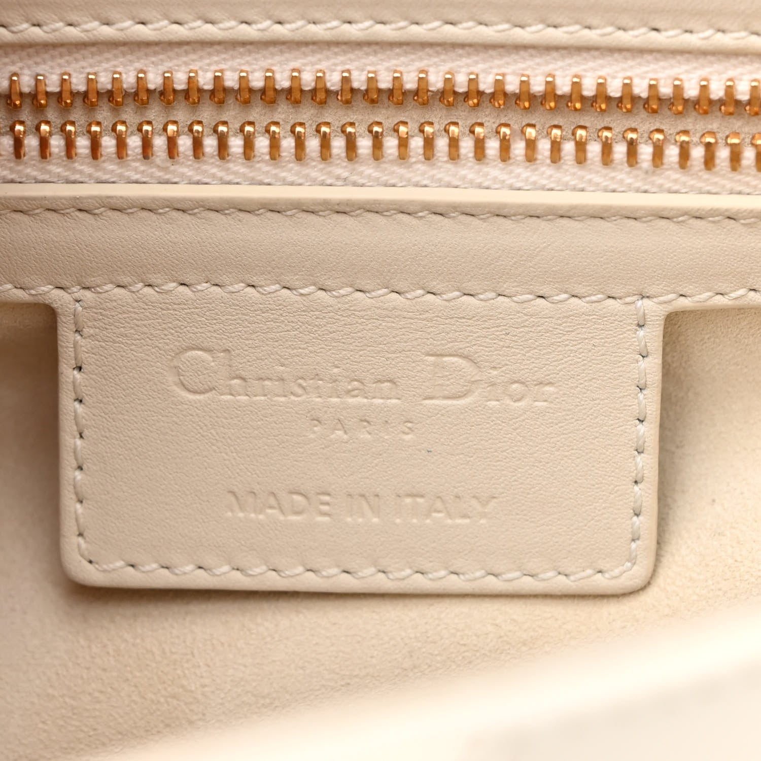 Christian Dior Ultra Matte Calfskin Saddle Bag Off White 6 of 10