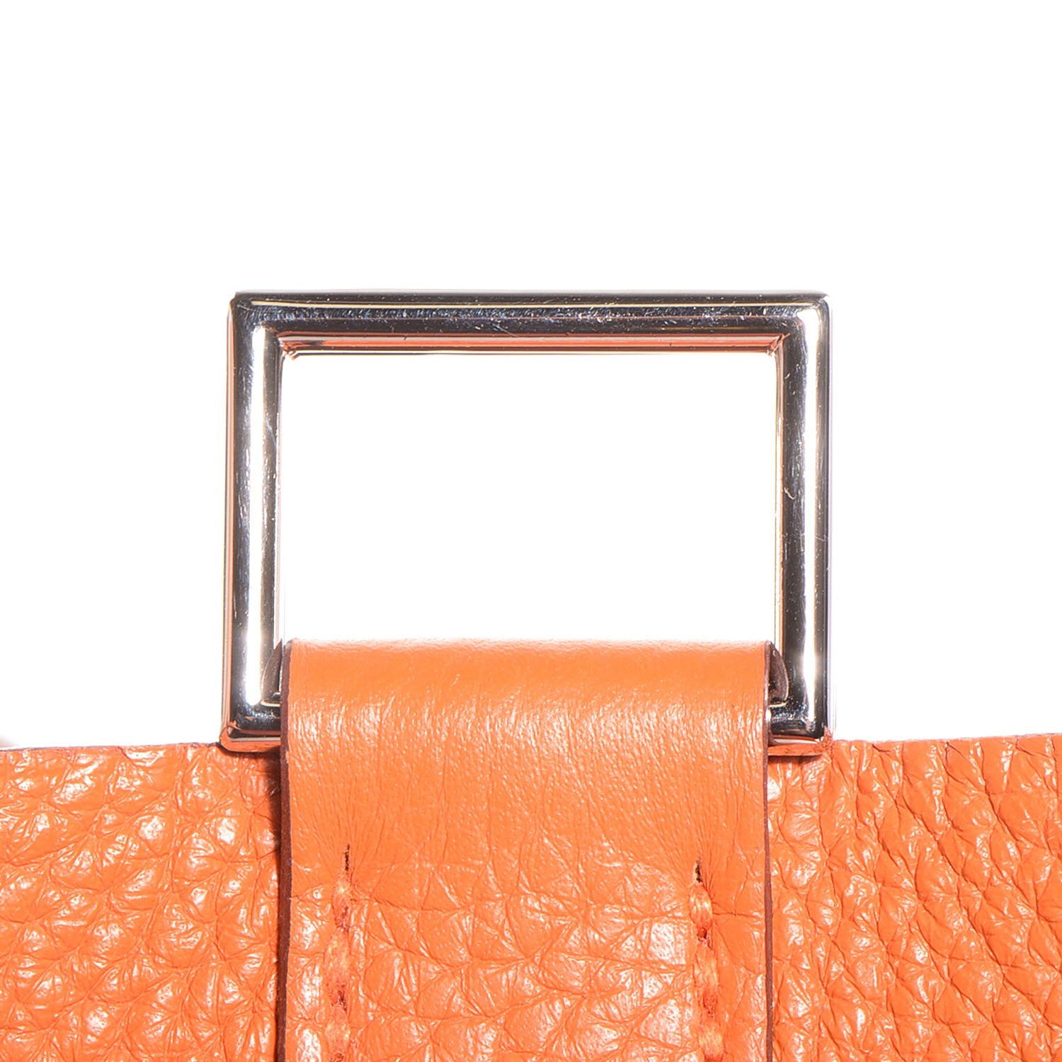 Hermes Taurillon Clemence Picotin Lock TGM Orange 12 of 12