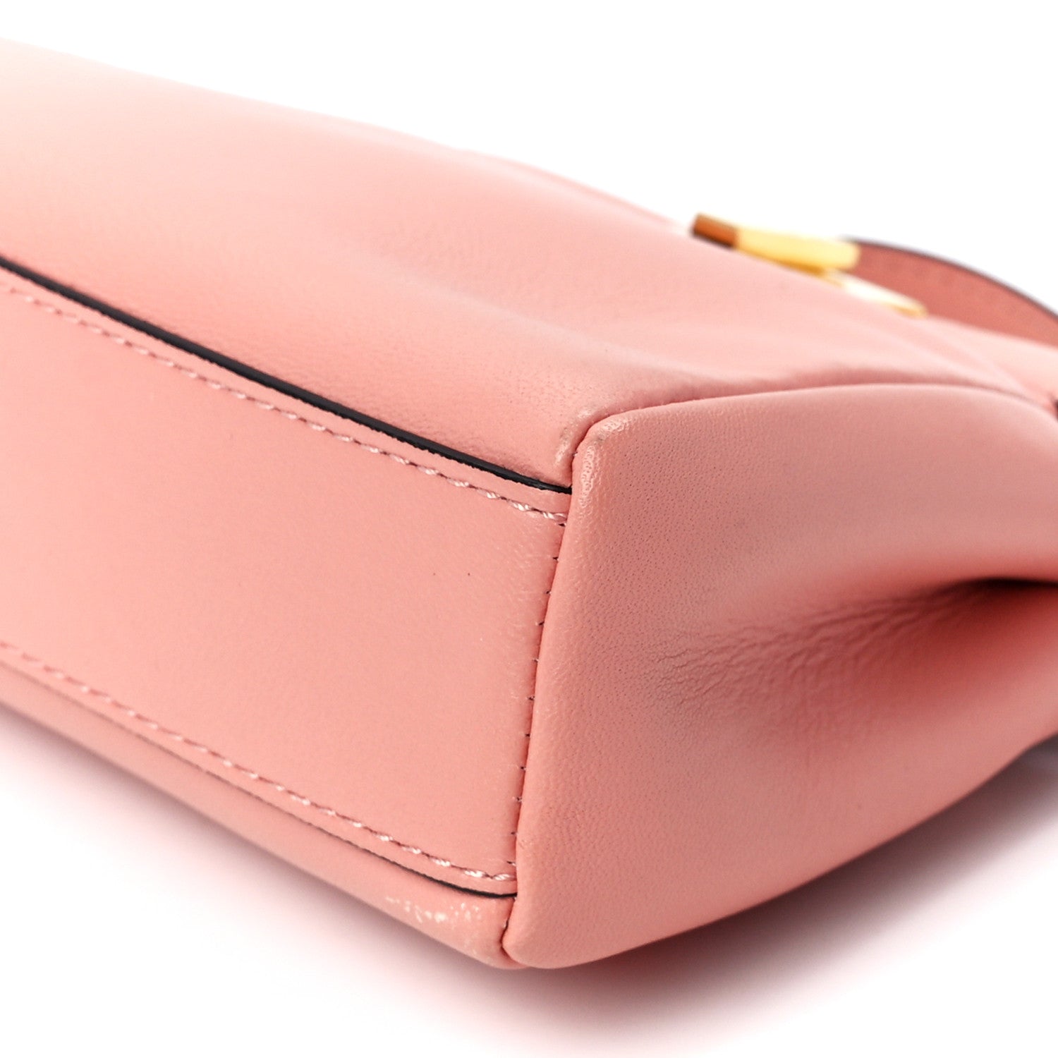 Fendi Shiny Nappa Micro Peekaboo Iconic Satchel Pink 12 of 12