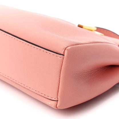 Fendi Shiny Nappa Micro Peekaboo Iconic Satchel Pink 12 of 12