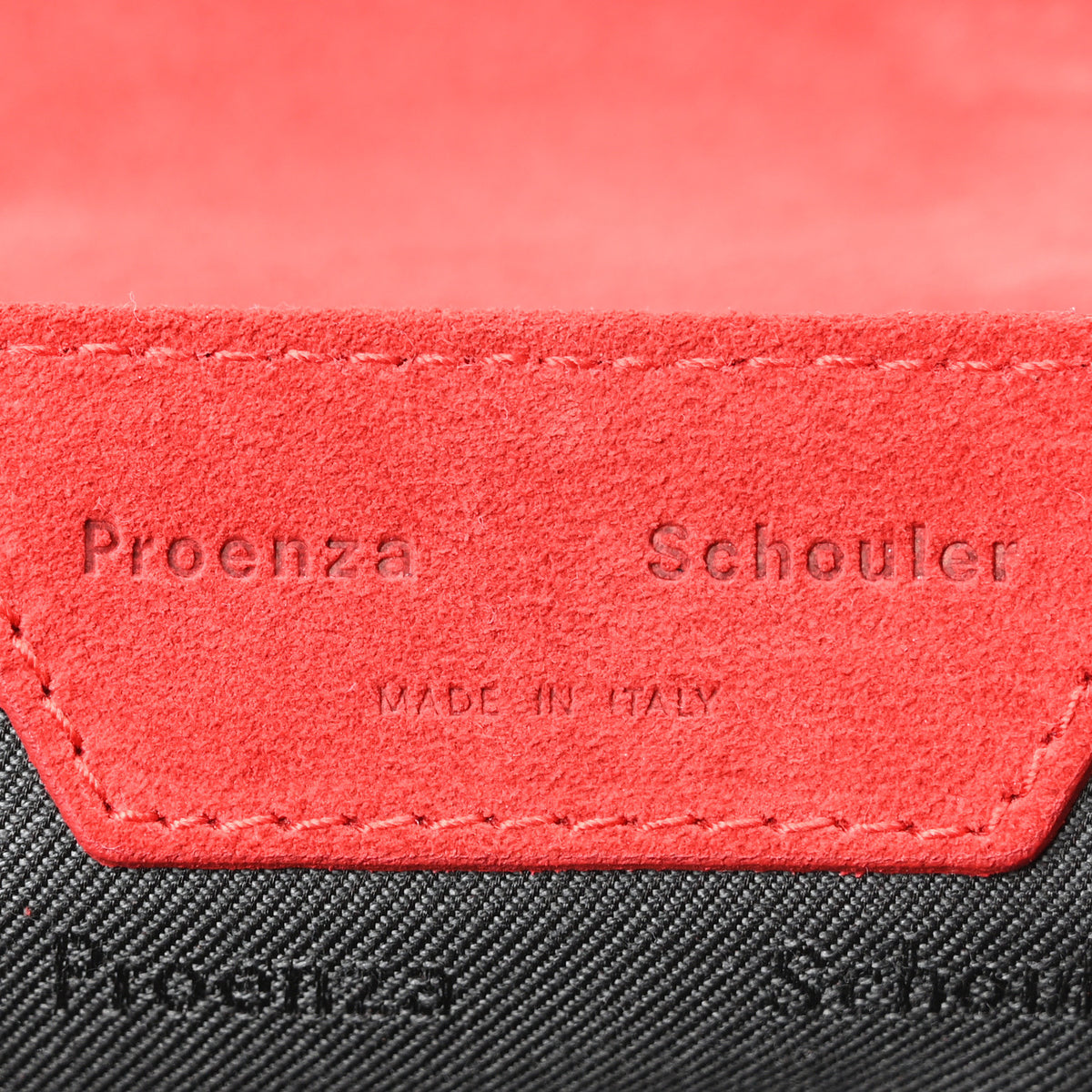 Suede Corduroy Micro PS1 Satchel Red