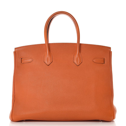 Hermes Togo Birkin 35 Orange 29 of 36