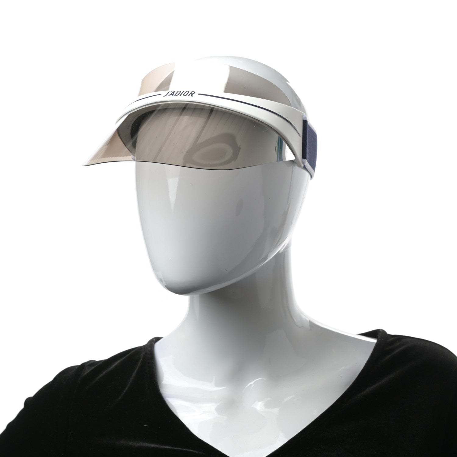 Christian Dior Mirrored DiorClub1 Sun Visor Black 2 of 7