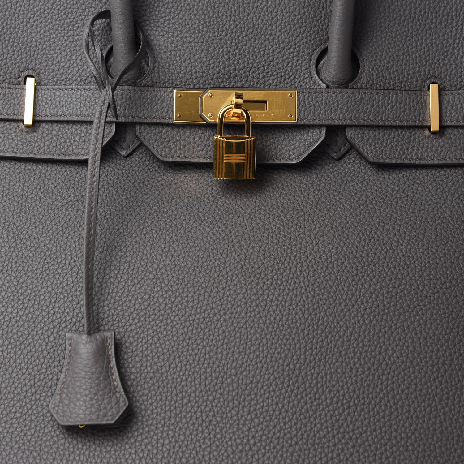 Hermes Togo Birkin 35 Etain 10 of 10