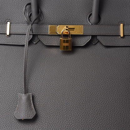 Hermes Togo Birkin 35 Etain 10 of 10