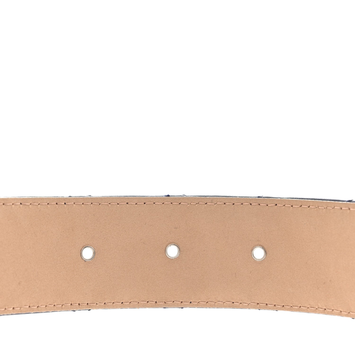 Chanel Lambskin Quilted CC Belt 85 34 Navy Blue 6 of 7