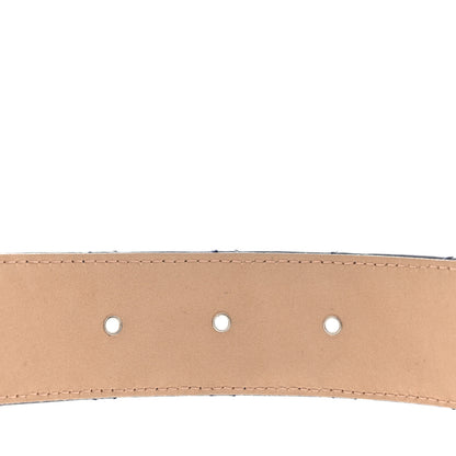 Chanel Lambskin Quilted CC Belt 85 34 Navy Blue 6 of 7