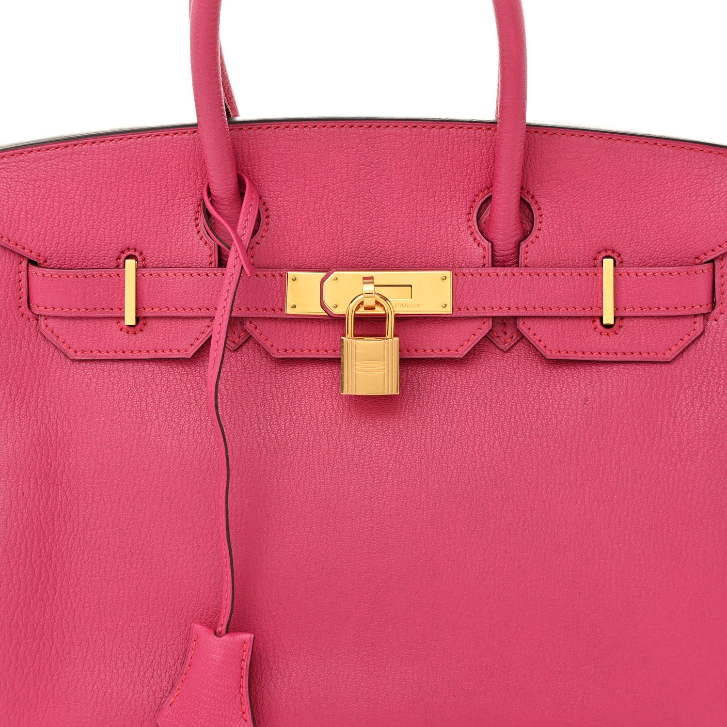 Hermes Chevre Mysore Birkin 30 Rose Shocking 8 of 16
