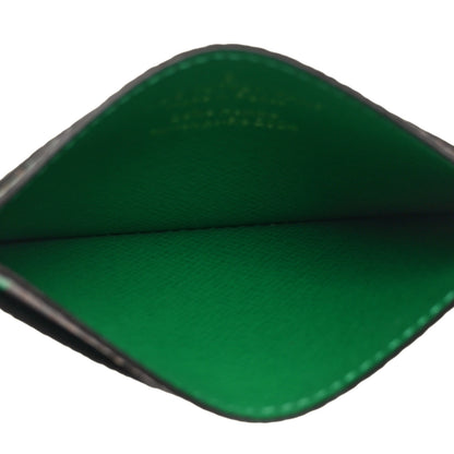 Louis Vuitton Damier Pop Porte Cartes Simple Card Holder Green 5 of 8