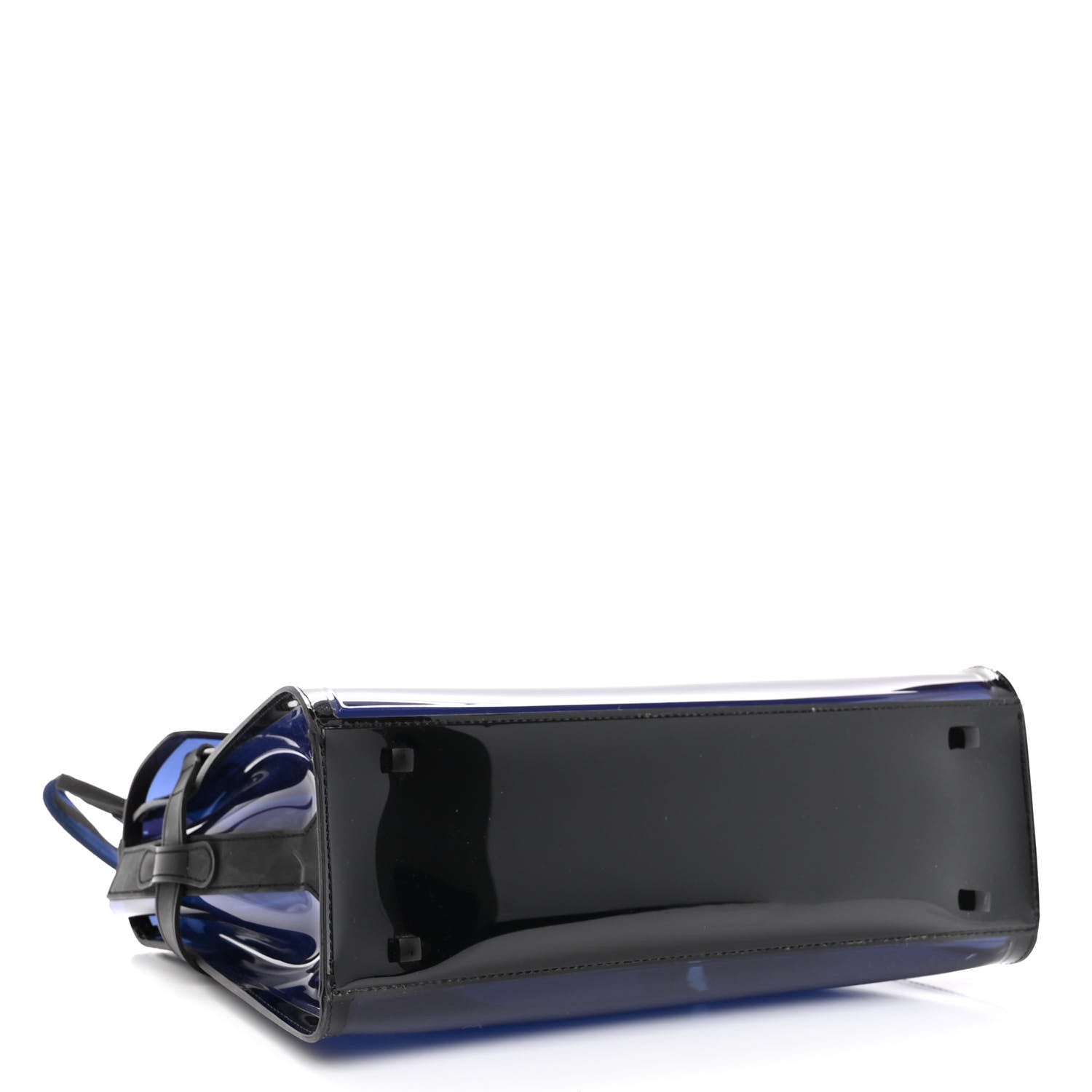 Delvaux PVC Tempete Dark Night Satchel Blue De Prusse 4 of 9