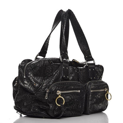 Chloe Python Large Betty Shoulder Bag Black 3 of 11