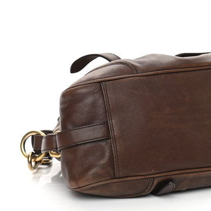 Prada Vitello Soft Shopping Satchel Nocciolo 9 of 10
