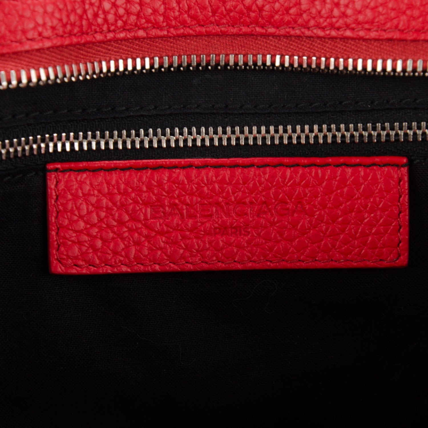 Balenciaga Vibrato Calfskin Classic Silver Hardware City Rouge Cerise 6 of 7