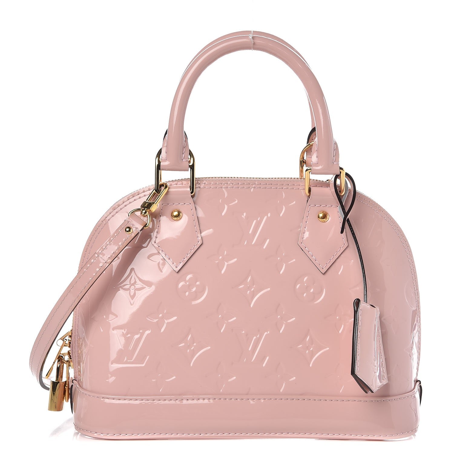 Louis Vuitton Vernis Alma BB Rose Ballerine 1 of 8