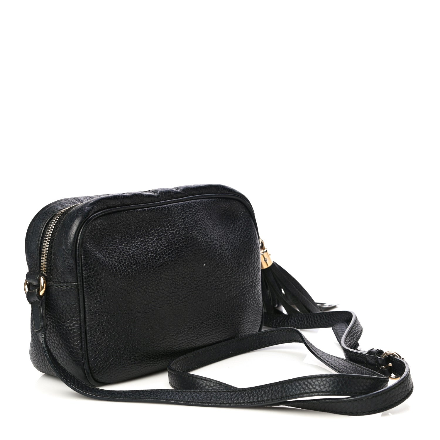 Gucci Pebbled Calfskin Small Soho Disco Bag Black 3 of 17