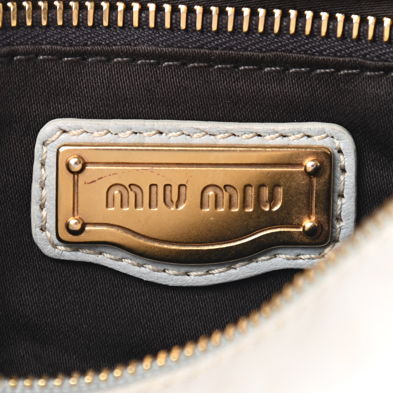 Miu Miu Nappa Chevron Shoulder Bag 5 of 10