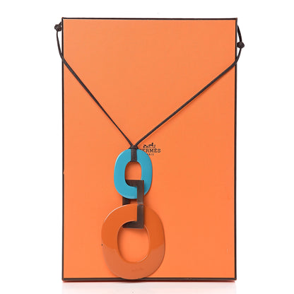 Hermes Lacquered Buffalo Horn Kara Necklace 6 of 6