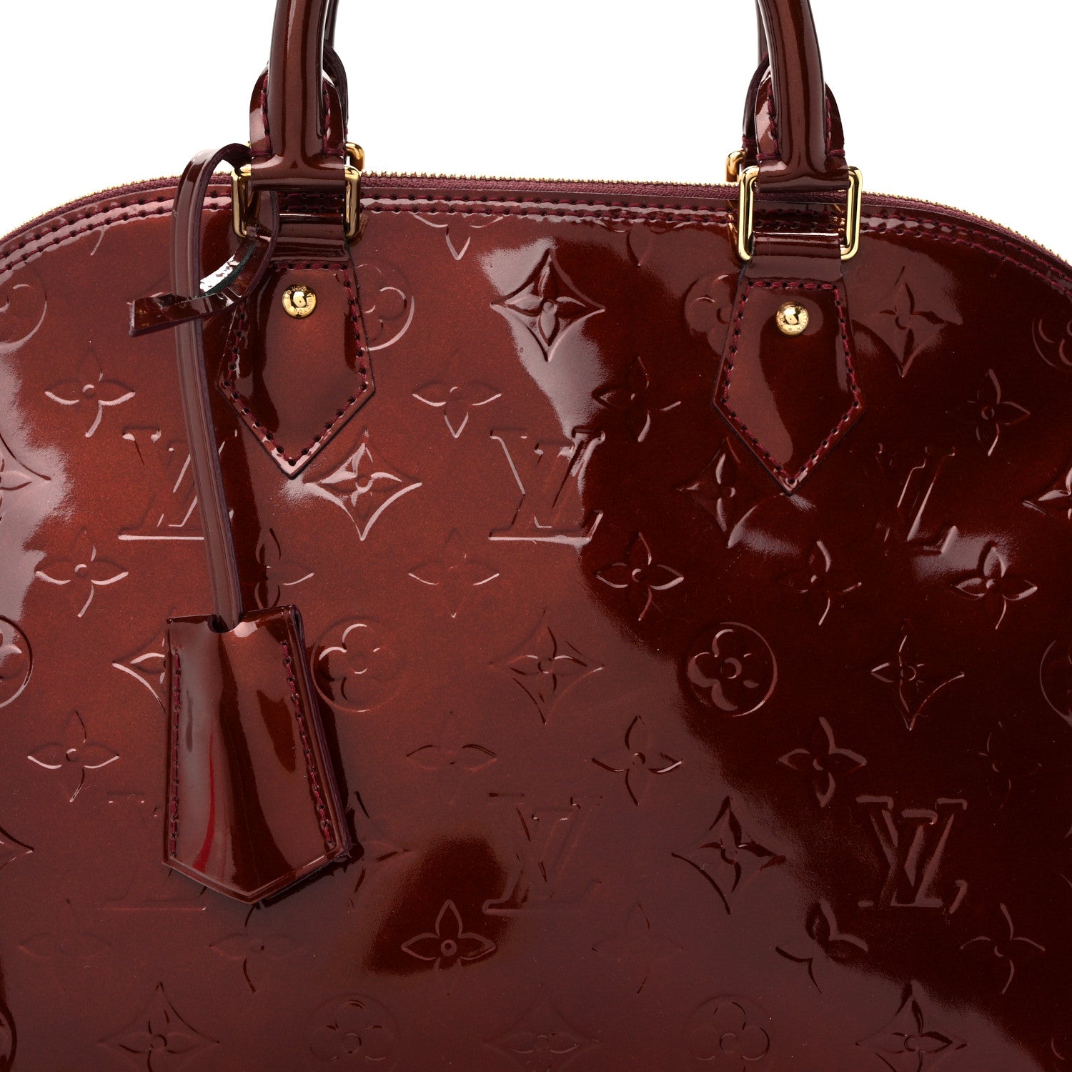 Louis Vuitton Vernis Alma PM Amarante Amarante 7 of 9