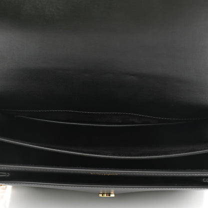 Saint Laurent Calfskin Large Monogram Sunset Black 5 of 10