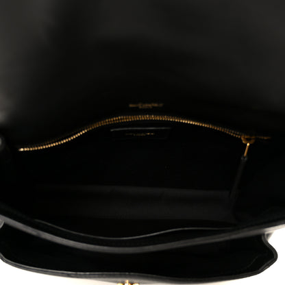 Saint Laurent Lambskin Matelasse Monogram Medium Niki Chain Satchel Black 5 of 11