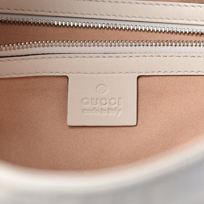 Gucci Calfskin Web Quilted Medium Dionysus Hobo White 6 of 13