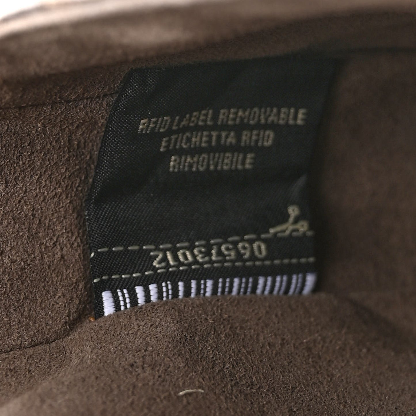 Glazed Fabric Vitello Century FF 1974 Stamp Patch Mini Double F Crossbody Bag Mogano Panna Black