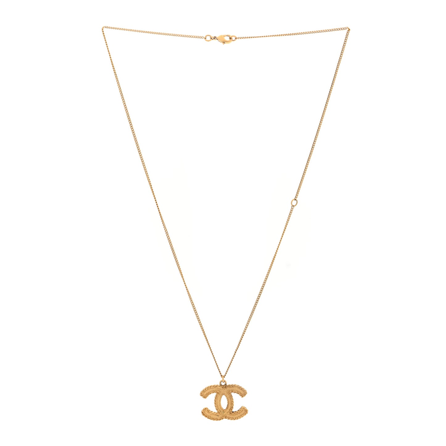 CC Necklace Matte Gold