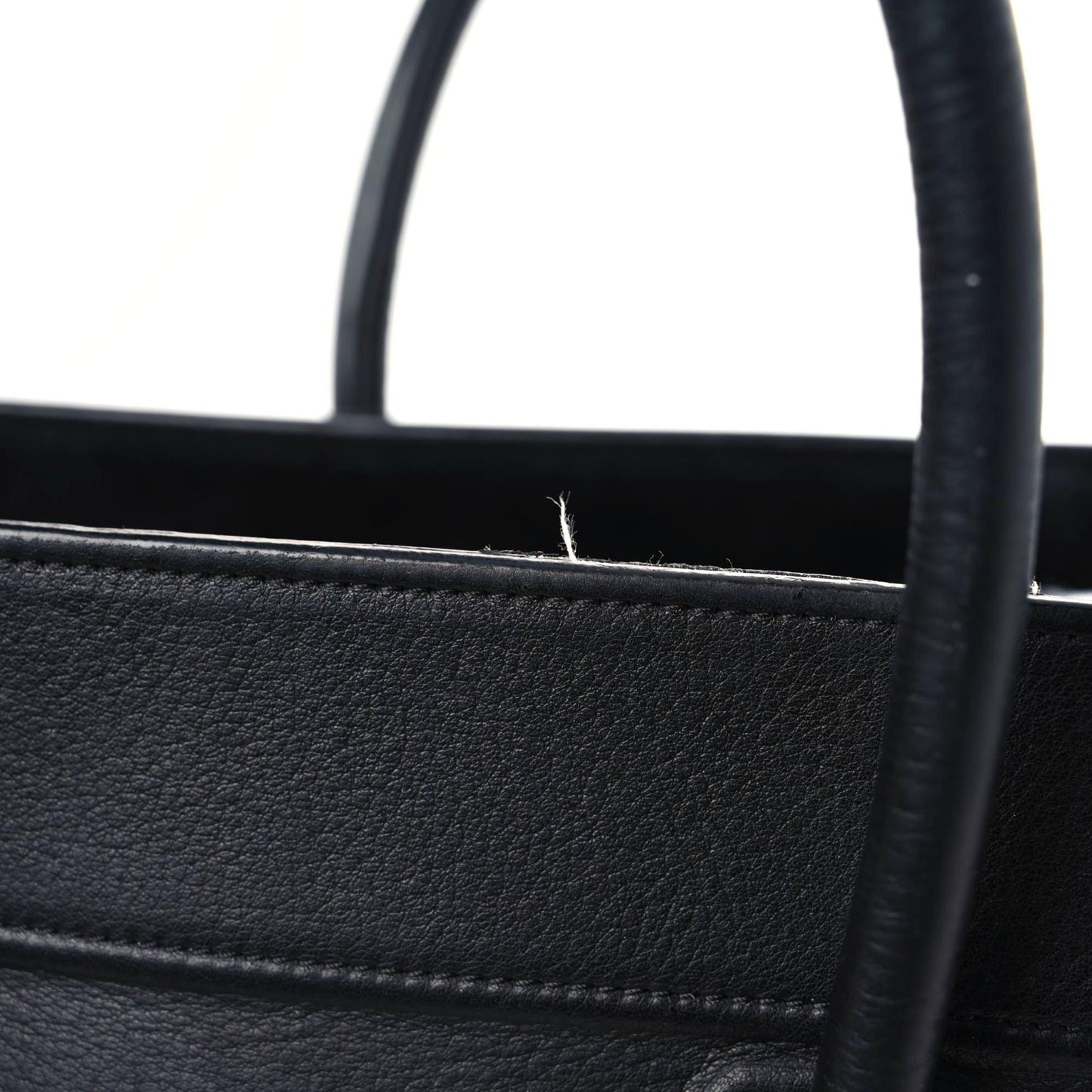 Supple Calfskin Medium Phantom Luggage Black