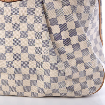 Prada Soft Calfskin Impunture Diagramme Medium Chain Flap Shoulder Bag Cipria 12 of 15