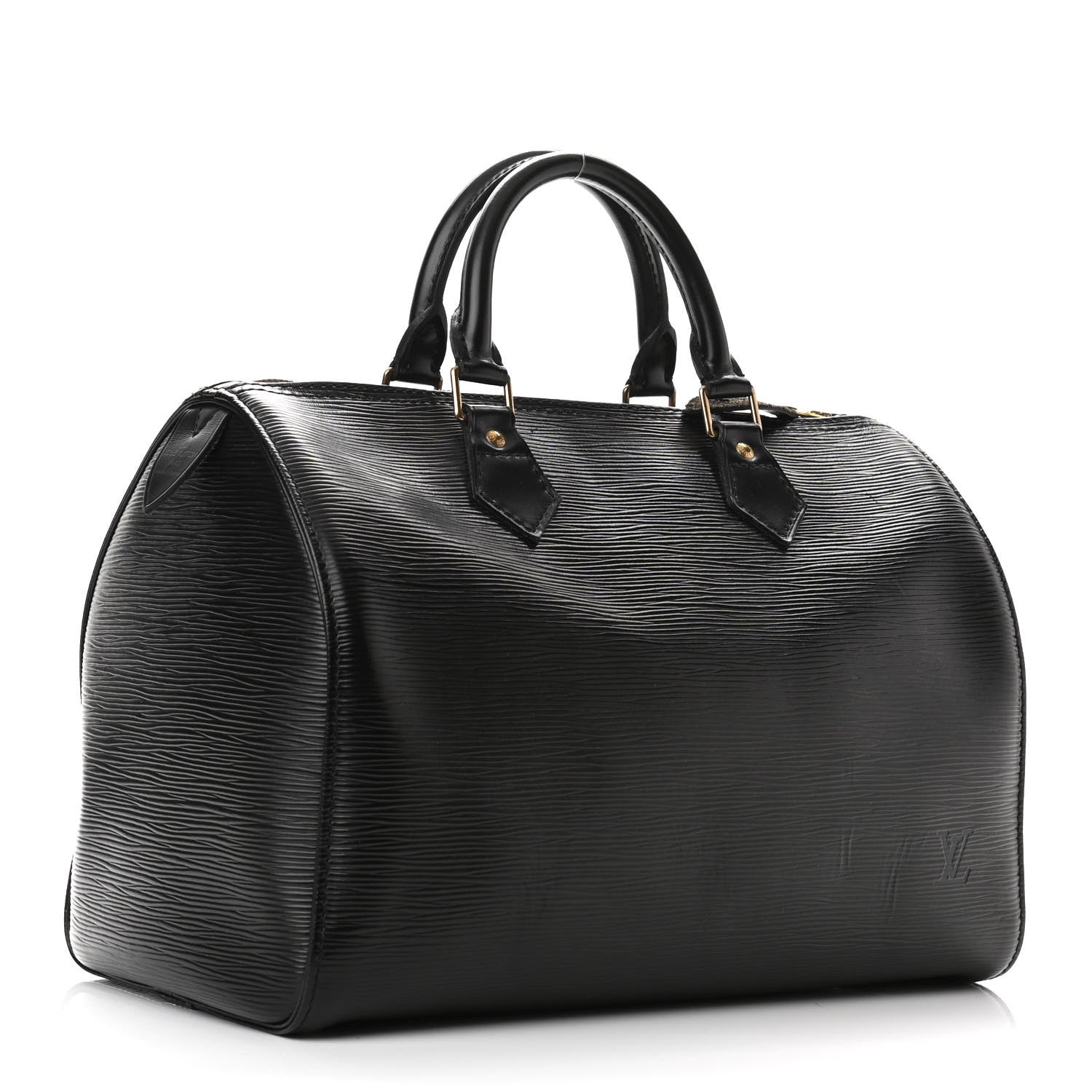 Louis Vuitton Epi Speedy 30 Black 3 of 13