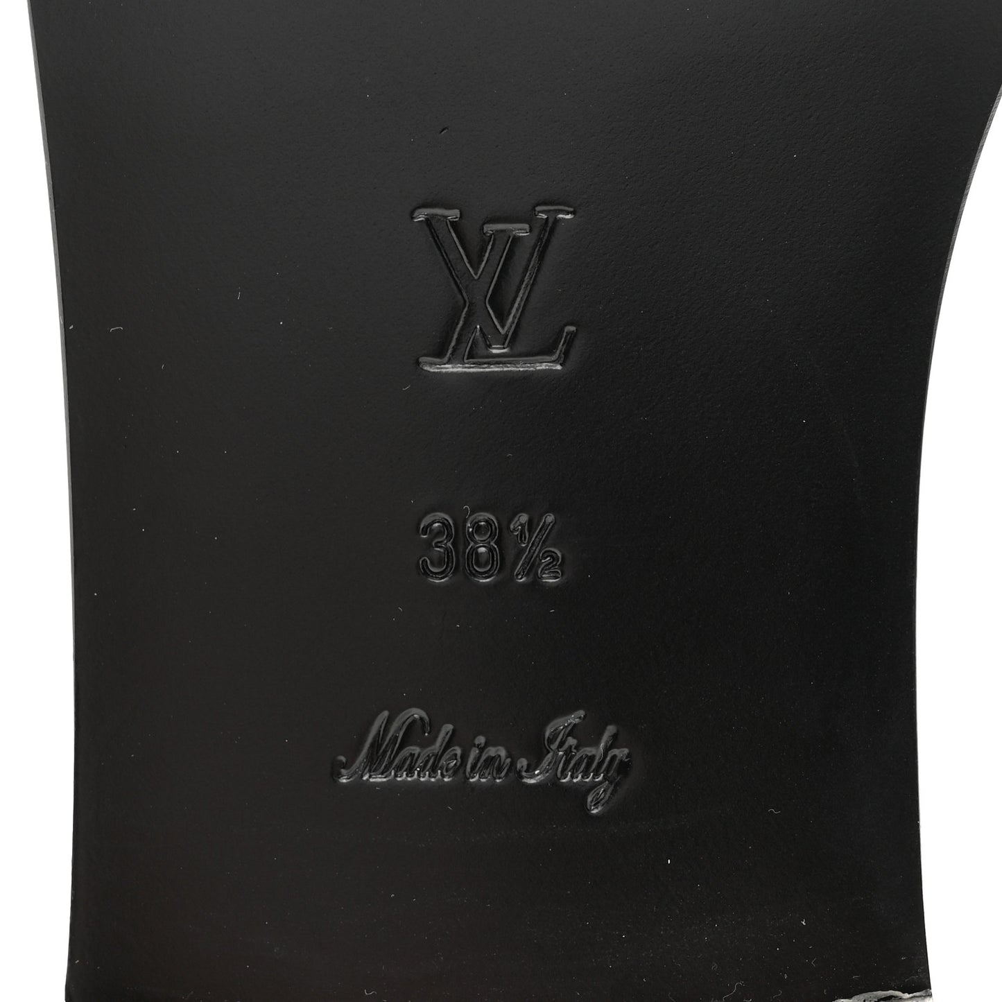 Patent Monogram Lock It Flat Mules 36.5