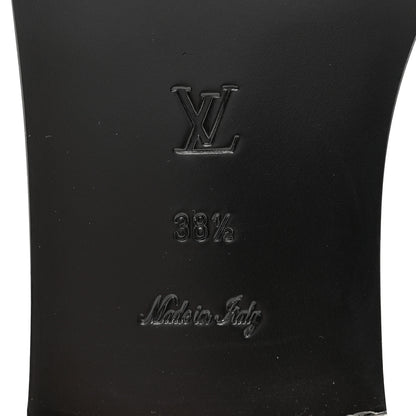 Louis Vuitton Patent Monogram Lock It Flat Mules 36.5 6 of 14