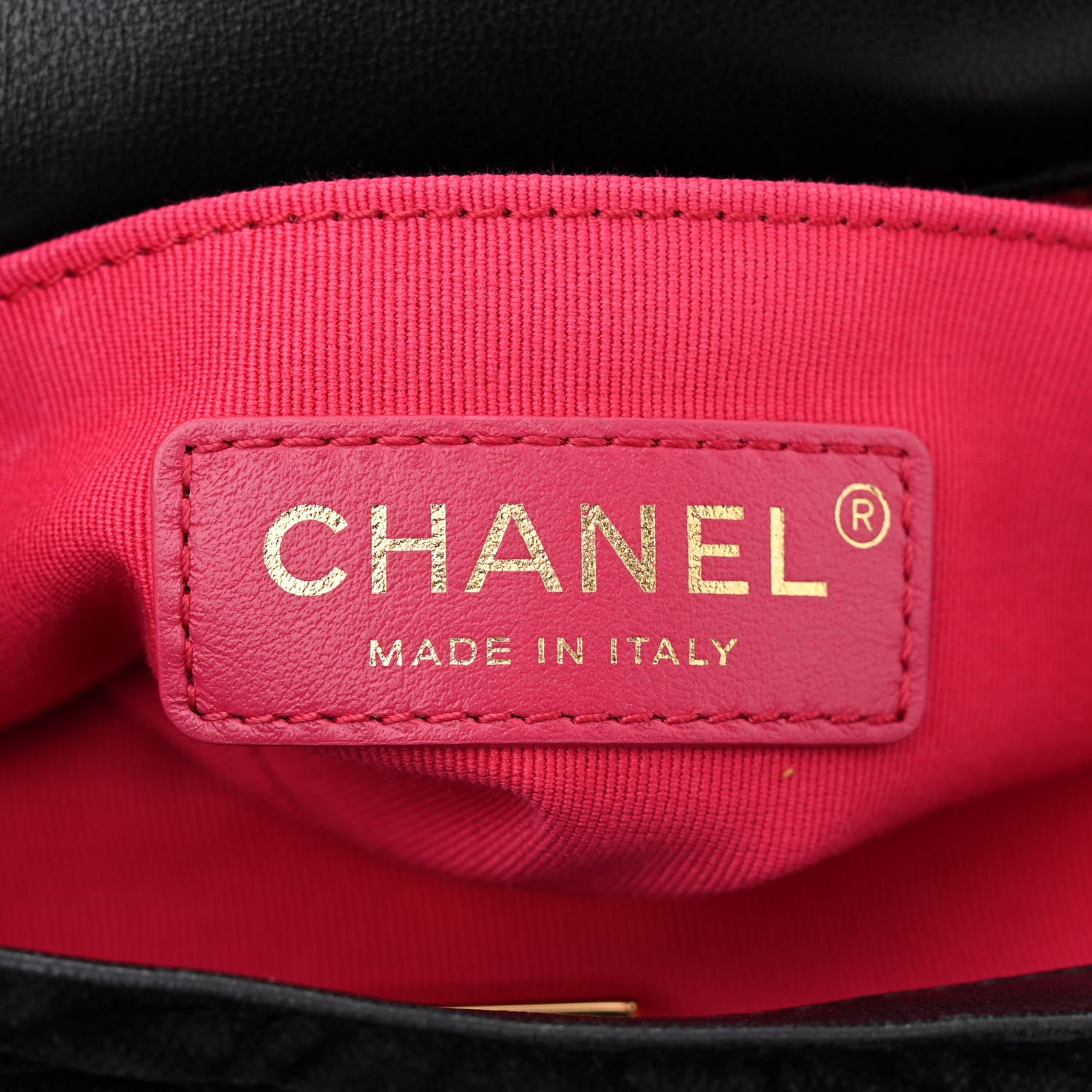 Chanel Velvet Camellia Embossed Mini Square Flap Black 6 of 10