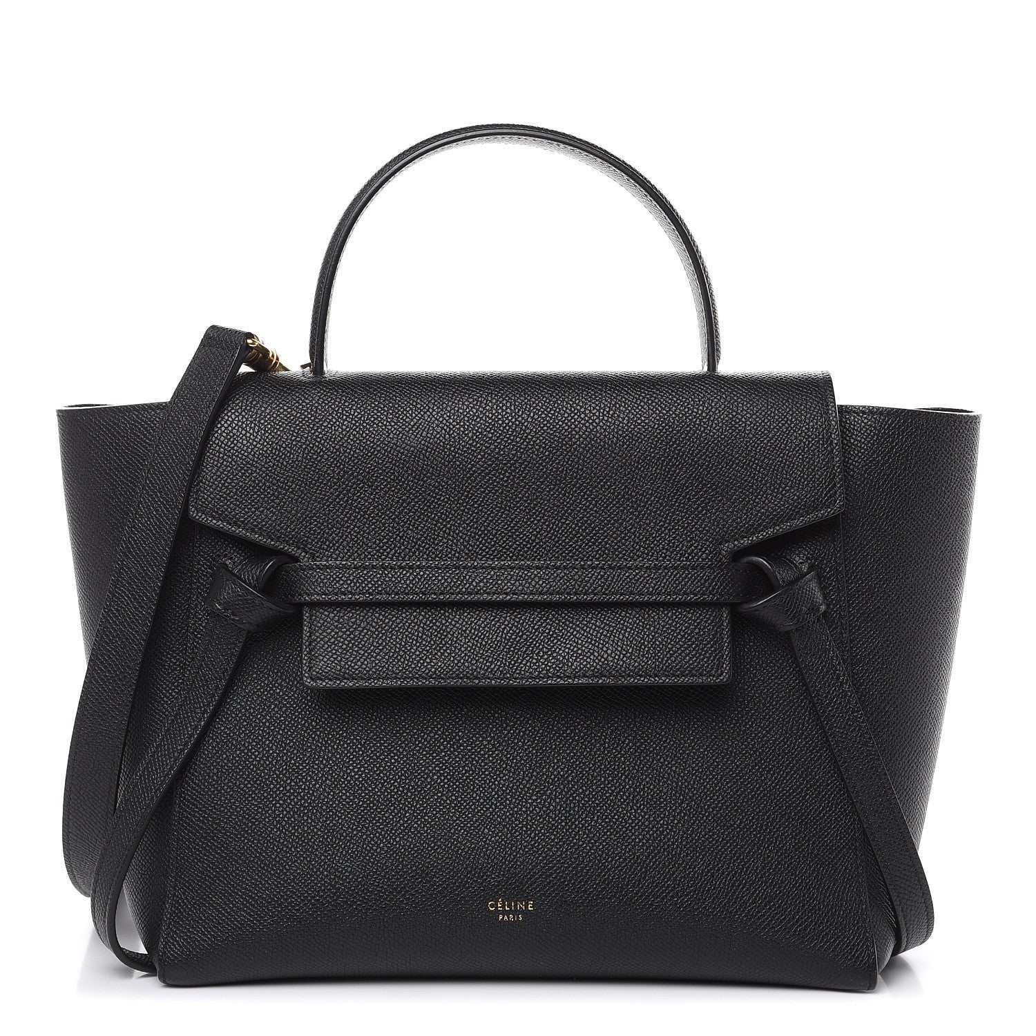 Celine Grained Calfskin Micro Belt Bag Black 1 of 9