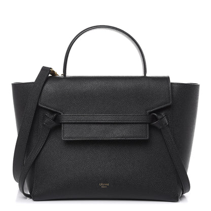 Celine Grained Calfskin Micro Belt Bag Black 1 of 9