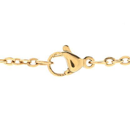 Hermes Gold Lacquered Cage d'H Necklace Vert Anis 6 of 6