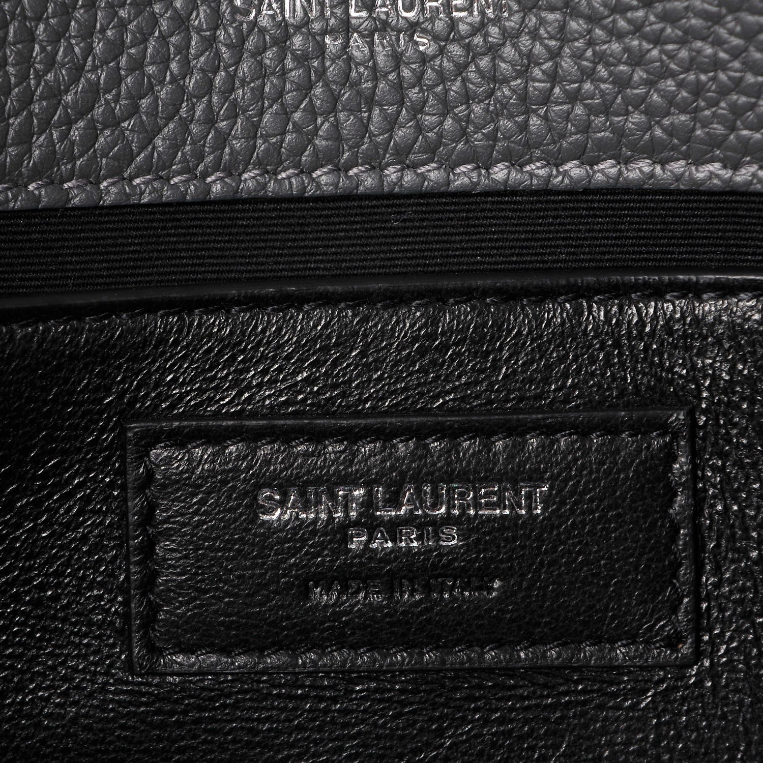 Saint Laurent Grained Calfskin Embossed Monogram Medium Sunset Storm 6 of 7