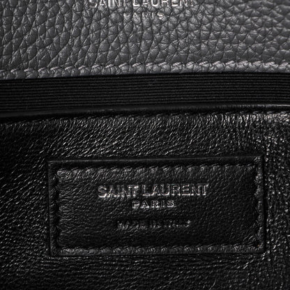 Saint Laurent Grained Calfskin Embossed Monogram Medium Sunset Storm 6 of 7