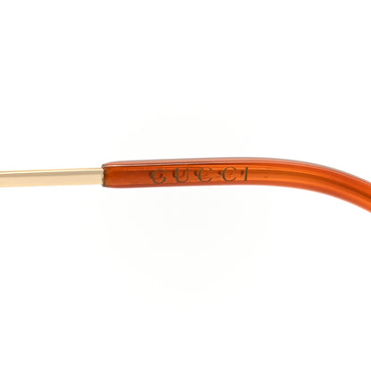 Gucci Metal Oversized Round Frame Sunglasses GG0650SK Gold 4 of 8