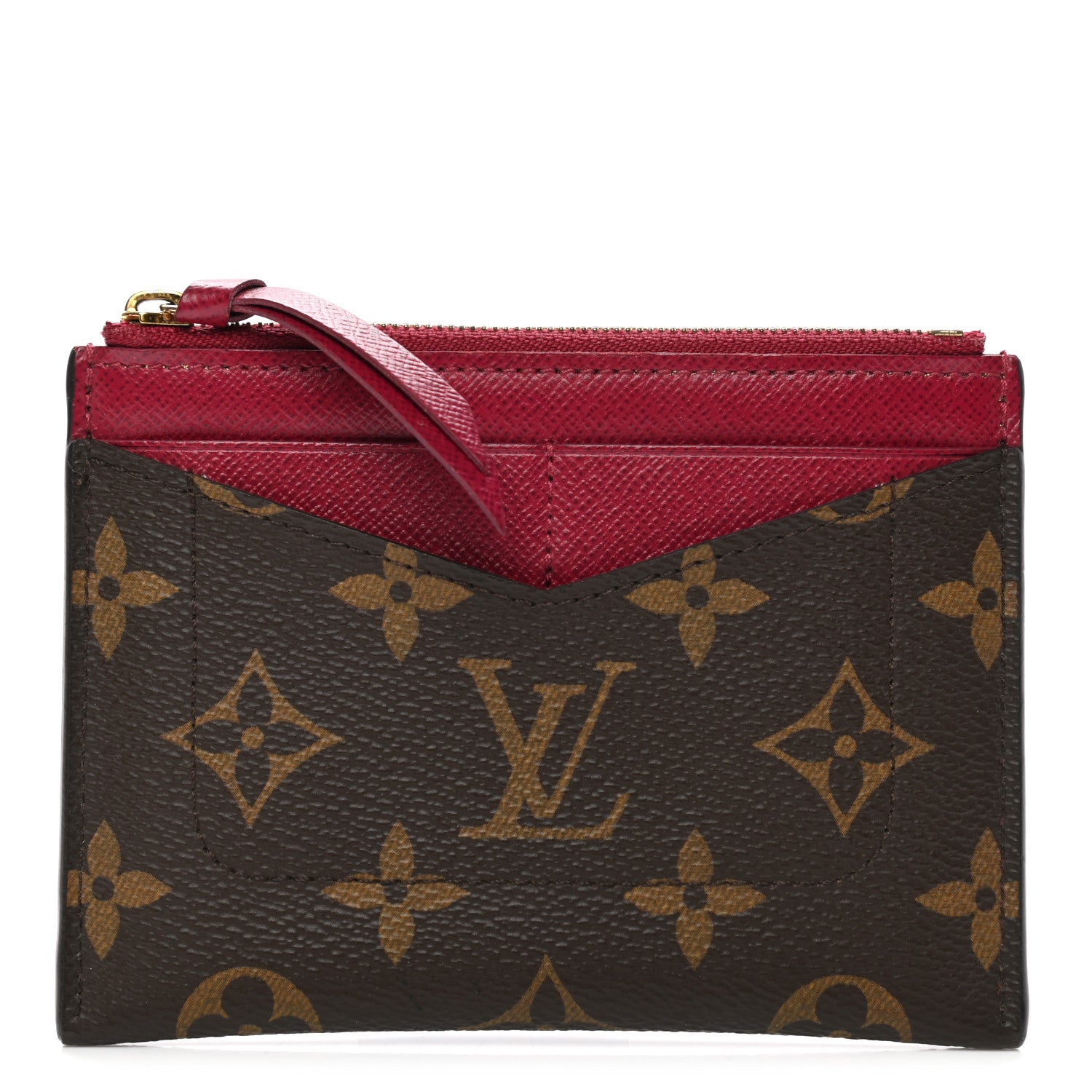 Louis Vuitton Monogram Zipped Card Holder Fuchsia 1 of 7